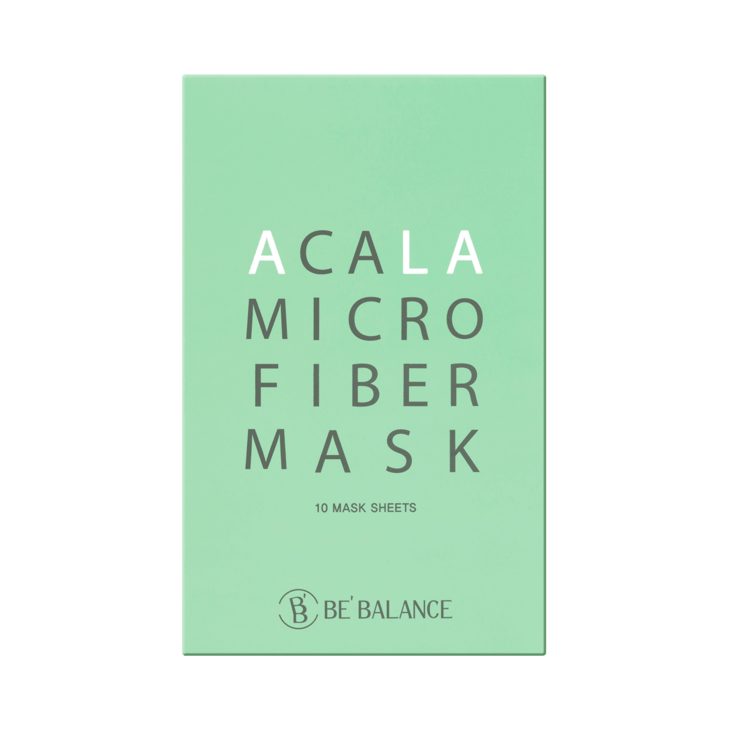 Soonsu Beauty Acala Micro Fiber Mask side view Soonsu Beauty Acala Micro Fiber Mask side view