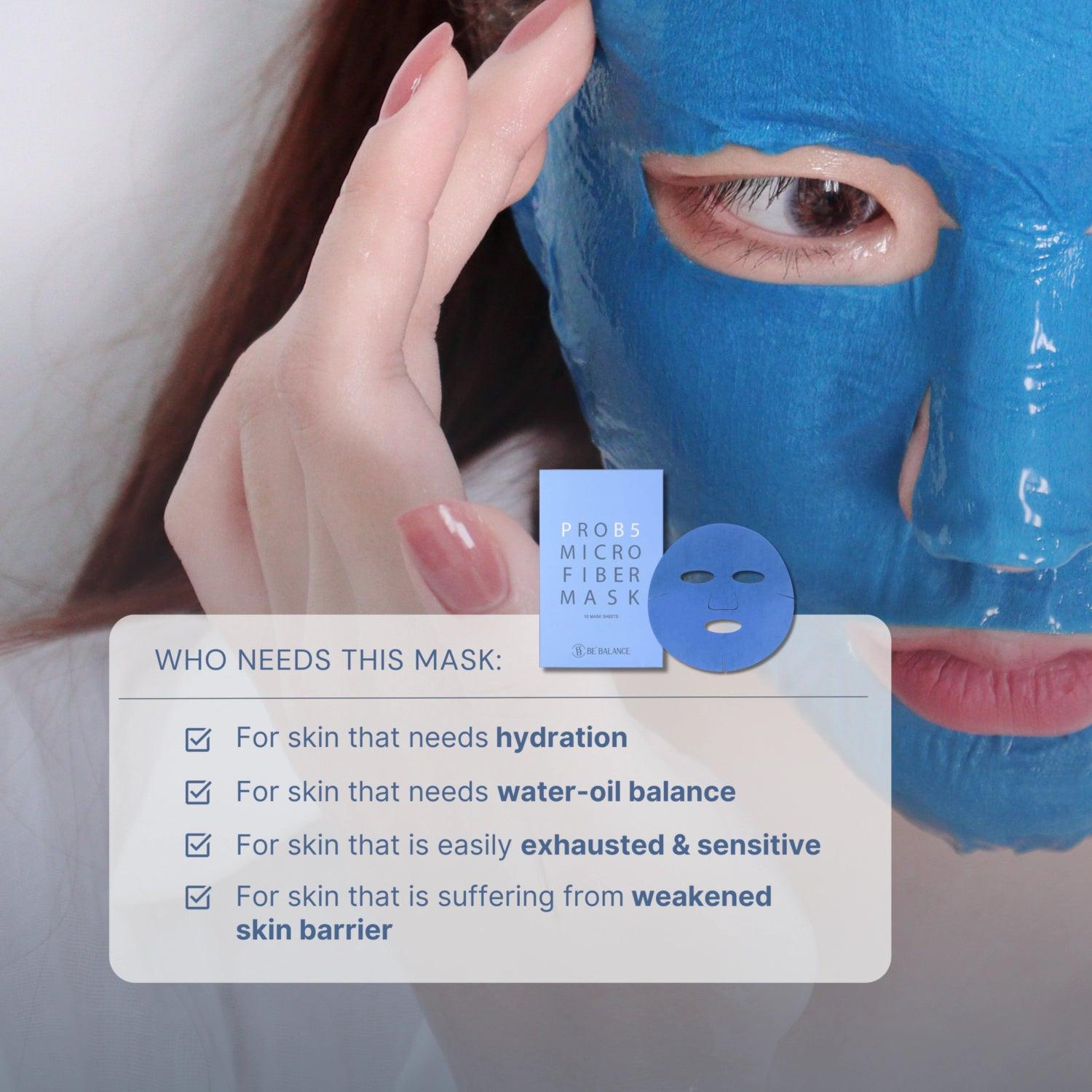 Soonsu Beauty Pro B5 Micro Fiber Mask packaging design Soonsu Beauty Pro B5 Micro Fiber Mask packaging design