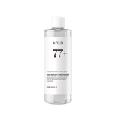 Clear bottle with white label featuring 'anua' brand on a white background