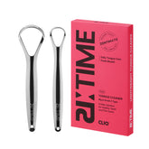 Clio Dentimate Retime All-Stainless 420 Tongue Cleaner Spoon Type 2pc Set