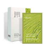 Bonajour Vegan Green Tea Essential Mask Pack, 1 Sheet (10-Pack)