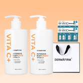 Dermafirm Vitamin C Body Wash 500ml + Body Lotion 500ml (2-Piece Set)