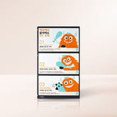 A'PIEU Kkaebi Kkaebi 3-Step Blackhead Nose Pack (Single-use, 3 sheets)
