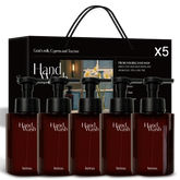 Hetras Perfume Bubble Hand Wash 515ml (5 Pack) Gift Set (Flower Park, Hotel Wood, London Musk, La Tulip Shower, Bombshell)