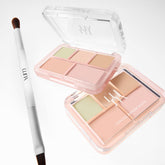 LUNA Conceal Blender Palette 6g + Dual Brush Set