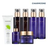 Charmzone Top Class 7th Generation Lifting Basic Set 7-Piece (Skin 2 + Emulsion 2 + Cream + Ampoule + Ginkgo Cleansing Foam)