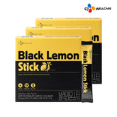 CJ Wellcare Hanppuri Black Lemon Stick (Black Ginseng) 10g x 10 sticks x 3 (3 Pack)