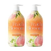 Happy Bath Peach Blossom Perfume Body Wash 900g (2-pack)