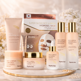 Farmstay Rice & Bifida 8-Piece Set (Toner/Emulsion/Serum/Cream/Eye Serum/Wrapping Mask/Cleansing Balm/Gel Mask)
