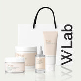 W.Lab Cica Soothing 4-Piece Set (Toner Pad + Serum + Cream + Foam Cleanser)