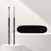 Picasso Aegyo-sal Makeup Duo Set (312 & 315 Eye Point Brushes) + Mesh Pouch