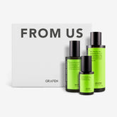 Grafen FROM US Calming Green Skincare Gift Set (Lotion 150ml + Skin 180ml + Serum 50ml)