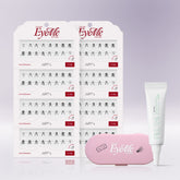 Picasso AIMI x Sang-eun Unni Cluster Eyelashes 8-Piece Value Set (+Lash Glue Tube + Lash Case)