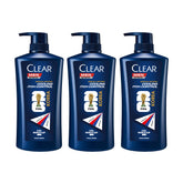 CLEAR Shampoo 2.0 Cooling Itch Control 650ml (3 Pack)