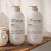 Byour Aroma Mint Lavender pH-Balanced Body Wash 1020ml + Body Lotion 1000ml