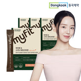DongKook MyFit S Skinny Takeout Coffee Flavor 4-Box Set (96g per box 3.2g x 30 sachets)