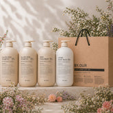 Byour Beer Yeast Hair Loss Shampoo 1017ml x2 + Treatment + Mint Lavender Bodywash Gift Set