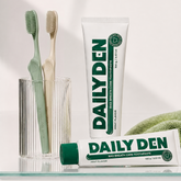 Byour DailyDen Giant Wing Toothbrush 7-count + Fluoride Bad-Breath Care Toothpaste 2 x 100g