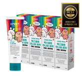 Clio Expert High-Fluoride Children's Toothpaste - Tropical Fruit, 100g x 4