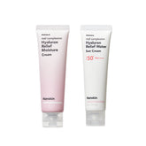 Hanskin Hyaluron Relief Moisture Cream 50ml + Water Moist Sun Cream 50ml