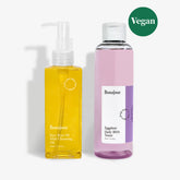 Bonajour Pore Care 2-Piece Set - Rice Bran 90 Cleansing Oil + Eggplant BHA Toner