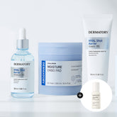 Dermatory Hyaluron Hydration Pad + Hyal?Shot Barrier Ampoule + Hyal?Shot Cream Set (Free Radiance Lotion Mini 30ml)