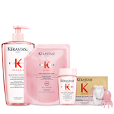 Kerastase Genesis Original Shampoo 1L (500ml + 500ml Refill) + 80ml Shampoo + 15ml Hair Mask + Octopus Gua Sha