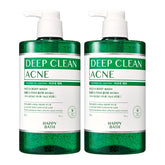 Happy Bath Deep Clean All-in-One Back Acne Body Wash 900g (2 pack)