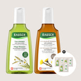 RAUSCH Swiss Herbal Shampoo 200ml & Coltsfoot Shampoo 200ml Duo Set
