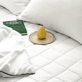 Nard Relaxa Deep Sleep Mattress Pad (Q) White / Charcoal