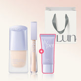 Luna Hyper Fluid Foundation 17ml + Hyper Cover Tip Concealer 6g (Set) (Includes Hyper Primer & Shopping Bag)