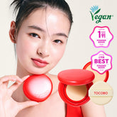 Tocobo Apple Dewy Fit Cushion Set (Full Size + Refill) 15g+15g