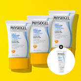 Physiogel DMT Sunscreen Advanced 30ml x3 + DMT Cleansing Gel 30ml (Gift) SPF 50+ PA+++