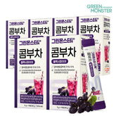 Green Monster Detox Kombucha Black Sapphire 2 Billion Probiotics 6 Boxes (60 Sticks)