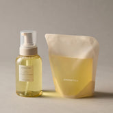Aromatica Zesty Hand Soap Grapefruit & Tangerine - Main Bottle + Refill Set (300ml + 300ml)