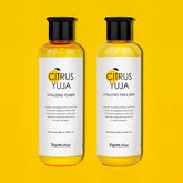 Farmstay Yuja Brightening Toner + Emulsion Set (2-piece)