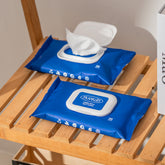 FRANKLIIN Portable Wet Wipes Cap 20 Sheets x 24 Packs (Biodegradable Non-Plastic)