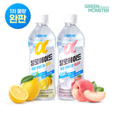 Green Monster Caloade Zero Alpha CD Lemon + Peach 500ml x2 (1 Lemon 1 Peach)