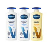 Vaseline Intensive Care Body Lotion Advanced Repair 400ml (2) + Dry Skin Repair 400ml (1)