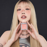 Abouttone Fluffy Wear Blusher 2-Piece Set (Brush Included) 4.3 g