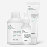 COSRX Pure Fit Cica Calming 3-Piece Set (Toner 150ml + Serum 30ml + Cream 50ml)