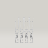 Donggubat Stainless Steel Multi-Purpose Ring Clips, 4 Pack