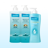 Vaseline Double Moisture Lotion 450ml + Body Wash 800ml (2 pcs)