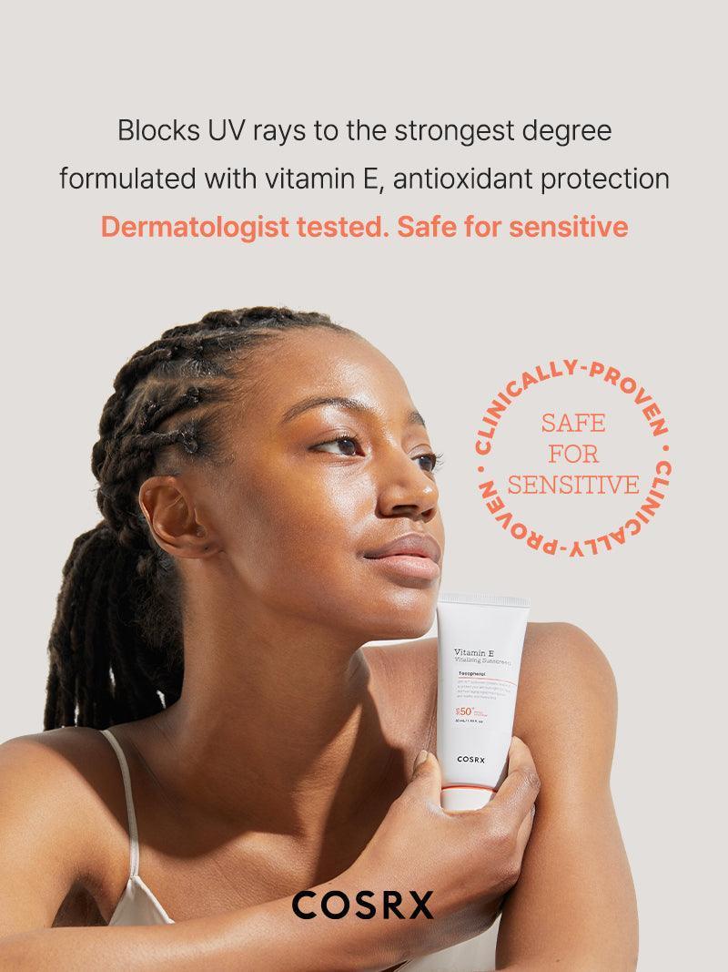 Soonsu Beauty Vitamin E Vitalizing Sunscreen SPF 50+ side view Soonsu Beauty Vitamin E Vitalizing Sunscreen SPF 50+ side view