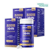 Green Monster Premium NMN 100 mg 30 Tablets x 3 Boxes (6-Month Supply)