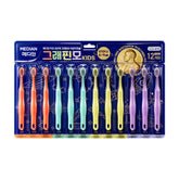 Median Kids 365DAYS Graphene Bristle Toothbrushes (Ages 6-9) 12 Pack