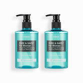 Kundal Pure & Safe Feminine Cleanser 2 Pack, Bergamot 300ml