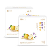 Chongkundang Mogenjal Pear-Doraji Extract Sticks 15g x50 (2 Pack, 100 sticks) Honey, Quince & Ginger