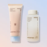 Innisfree Volcanic Pore 2-Piece Set (Volcanic Pore Dual Mask 110g + Volcanic PHA Pore Smooth Toner 170ml)