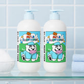 Byour Mujik Tiger Milk Deodorizing Perfume Body Wash Baby Powder Scent 1000ml x 2